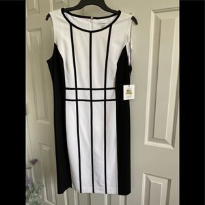 Calvin Klein Silk lined dress.